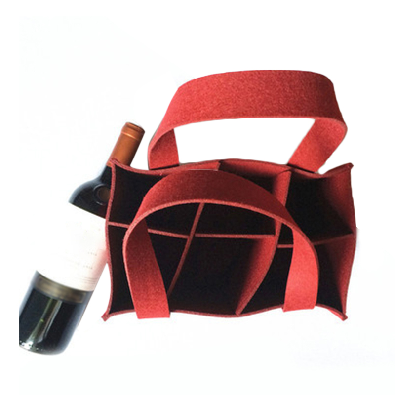 Wine Beer Holder - Torba filcowa na 6 butelek piwa/wina