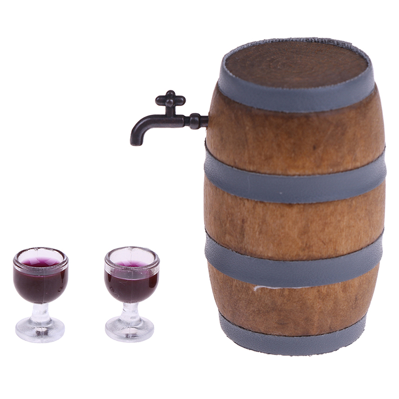 Beer Wine Hobby - Mini drewniana beczka na czerwone wino