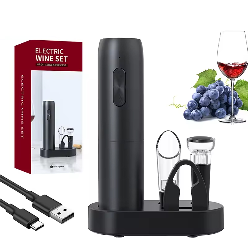 Wine Beer And Liquor - Zestaw elektrycznych otwieraczy do butelek wina