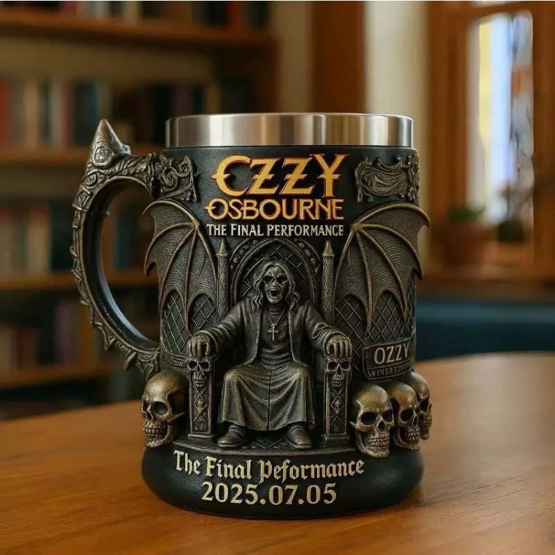 Wine Beer And Liquor - Kubek Halloween 3D z żywicy Ozzy