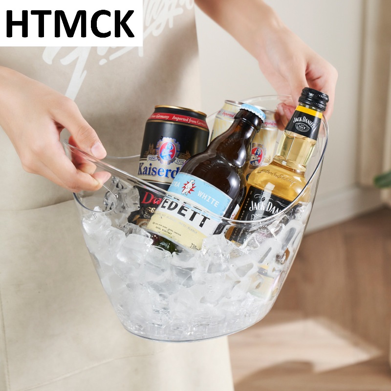 Wine Beer Holder - 4L Przezroczysty pojemnik na lód z