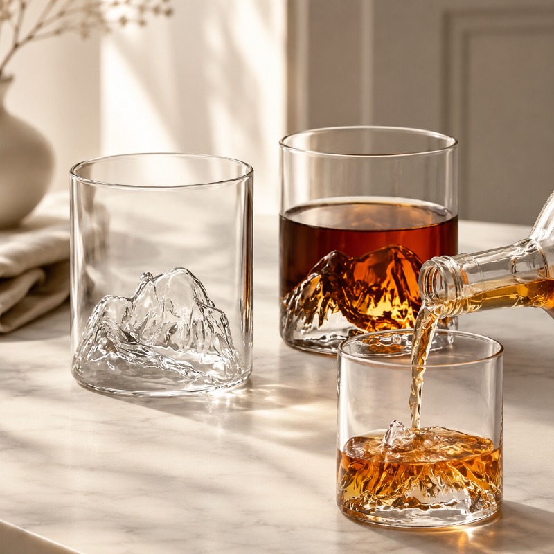 Wine Beer And Liquor - Szklanka do whisky Guanshan, szklanka Glacier