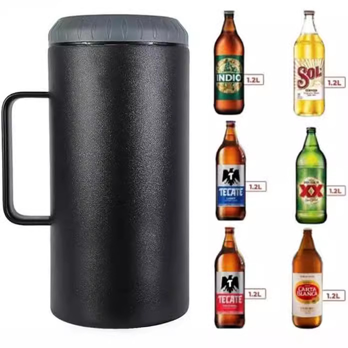 Wine Beer Holder - Niestandardowe 40 uncji Dwuwarstwowe wiaderko na