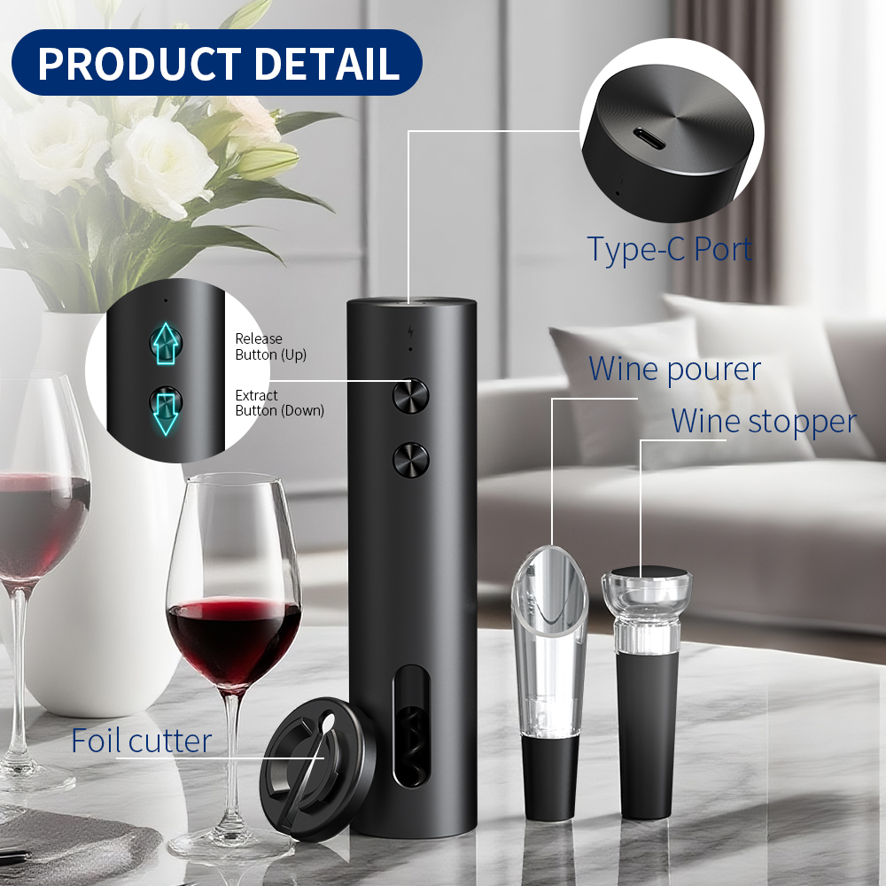 Elektryczny otwieracz do wina  – Wine Beer And Liquor recenzja i cena