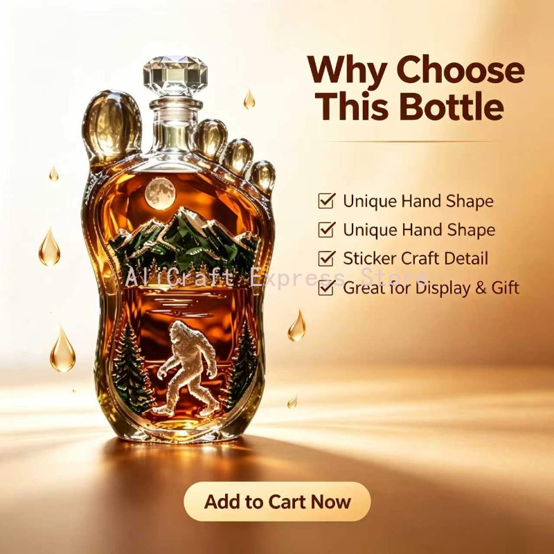 Karafka do whisky z odciskiem  – Wine Beer And Spirits recenzja i cena