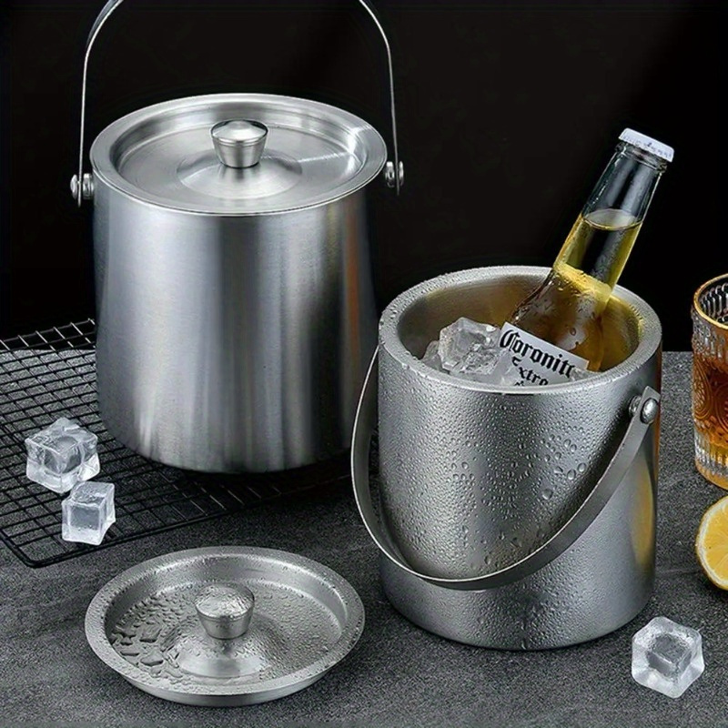 Izolowane wiadro na lód ze sta – Wine Beer Holder recenzja i cena