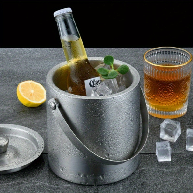 Izolowane wiadro na lód ze sta – Wine Beer Holder recenzja i cena