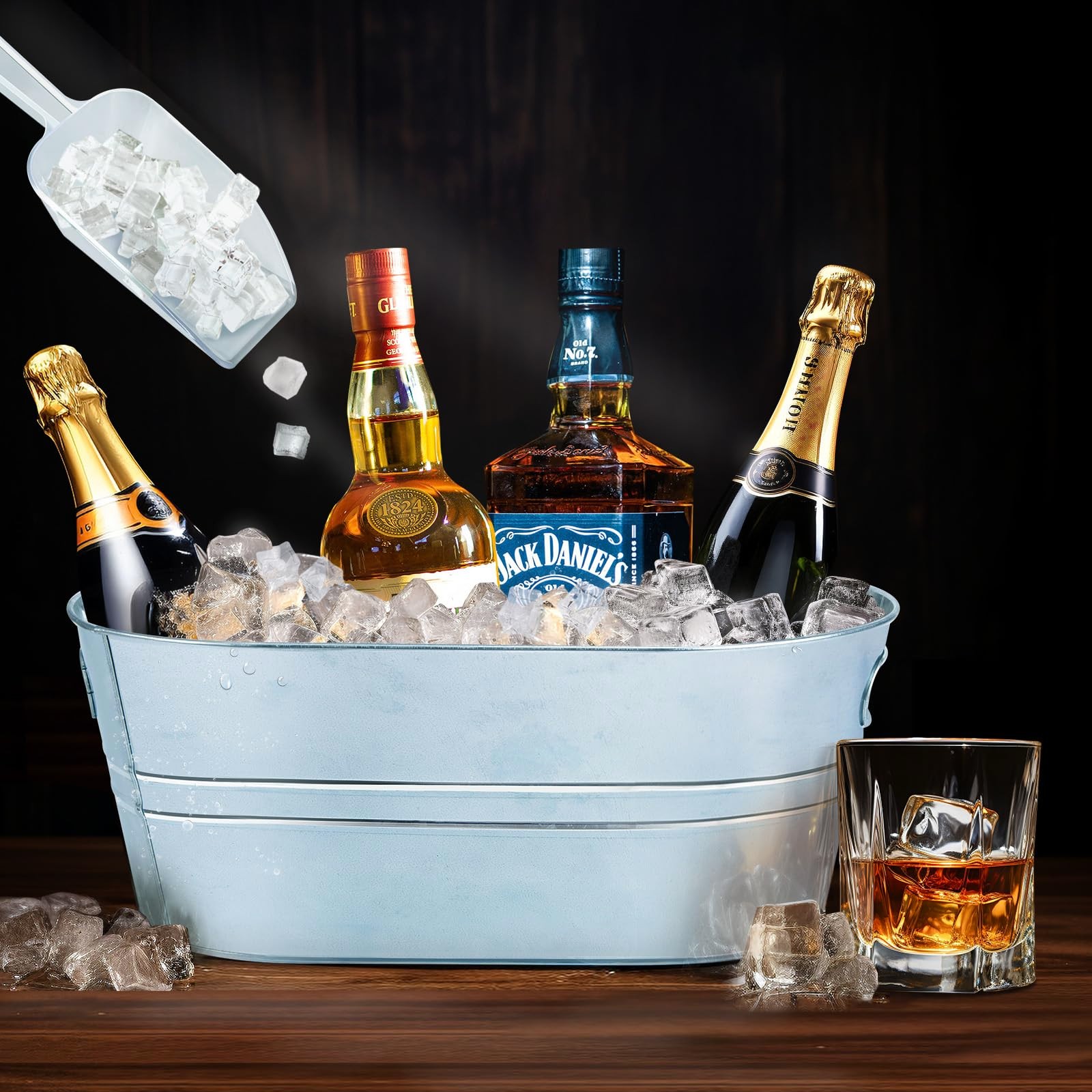 Kuviówki na lód z metalu ocynk – Wine Beer Holder recenzja i cena