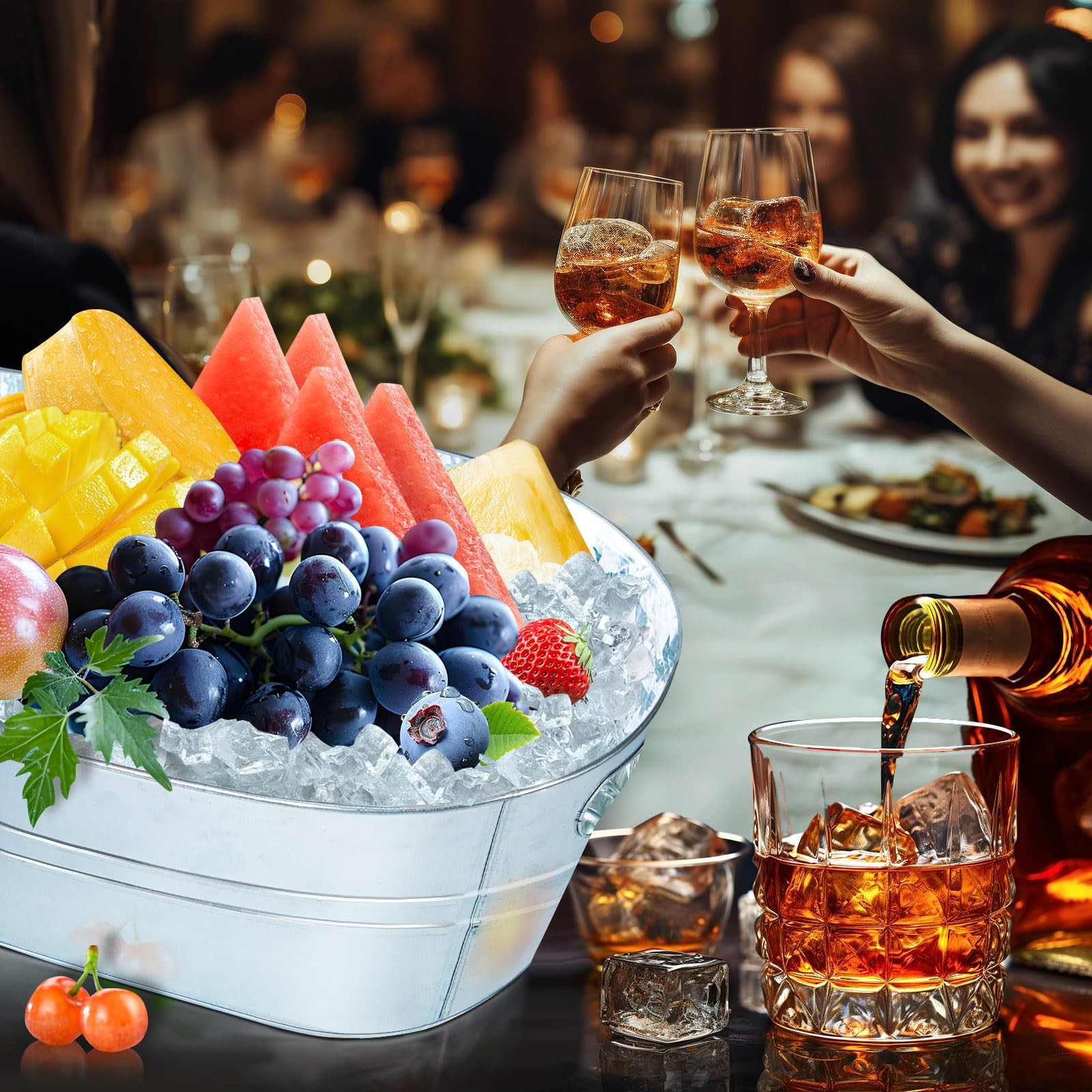 Kuviówki na lód z metalu ocynk – Wine Beer Holder recenzja i cena