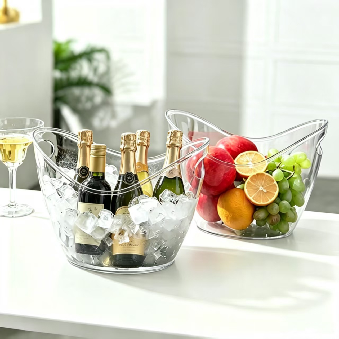 4L Przezroczysty pojemnik na l – Wine Beer Holder recenzja i cena
